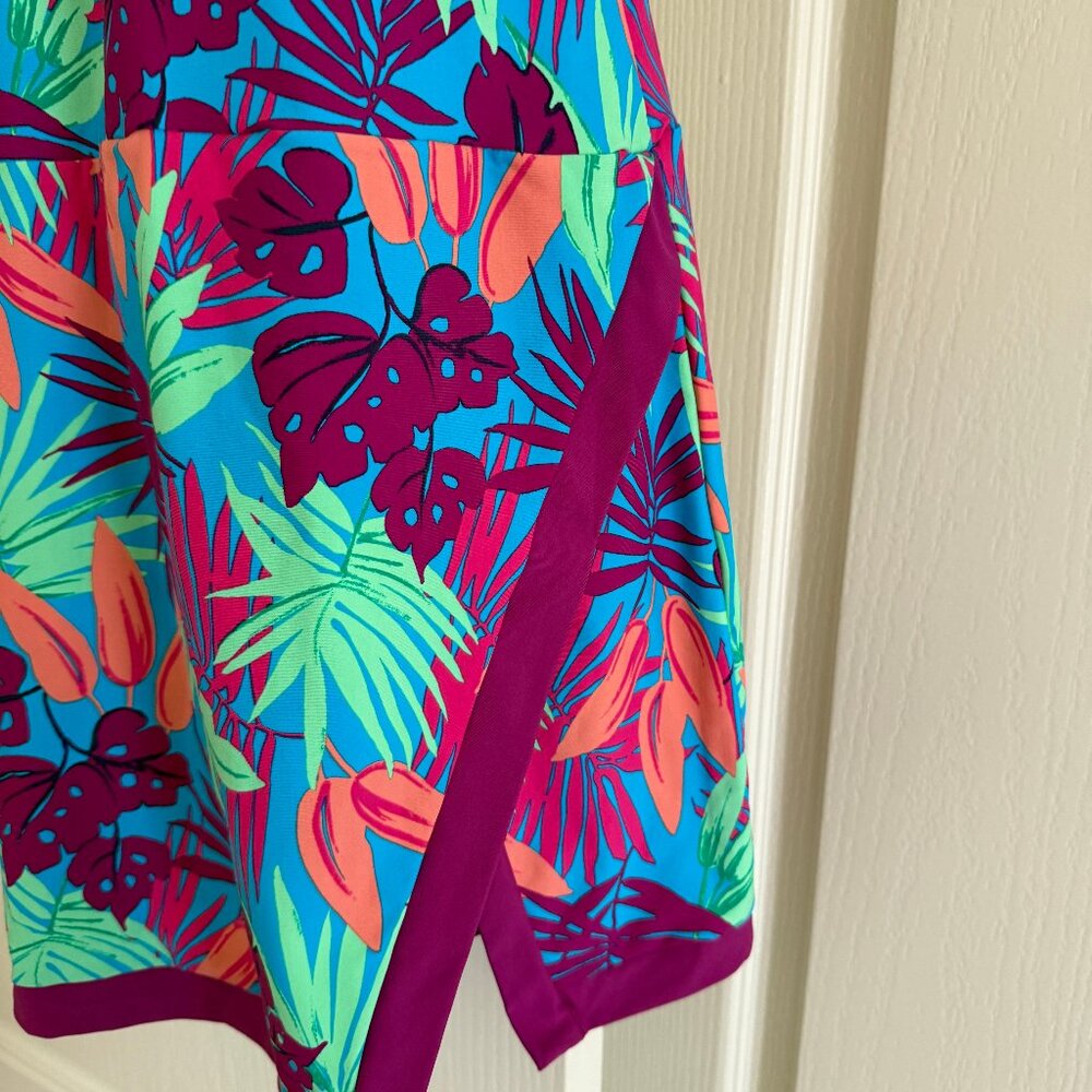 Lands' End Swim Dress in Multicolored Tropical Print NWOT - Picture 6 of 6